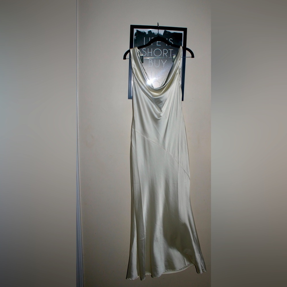 Miss Lola Cream Maxi Dress